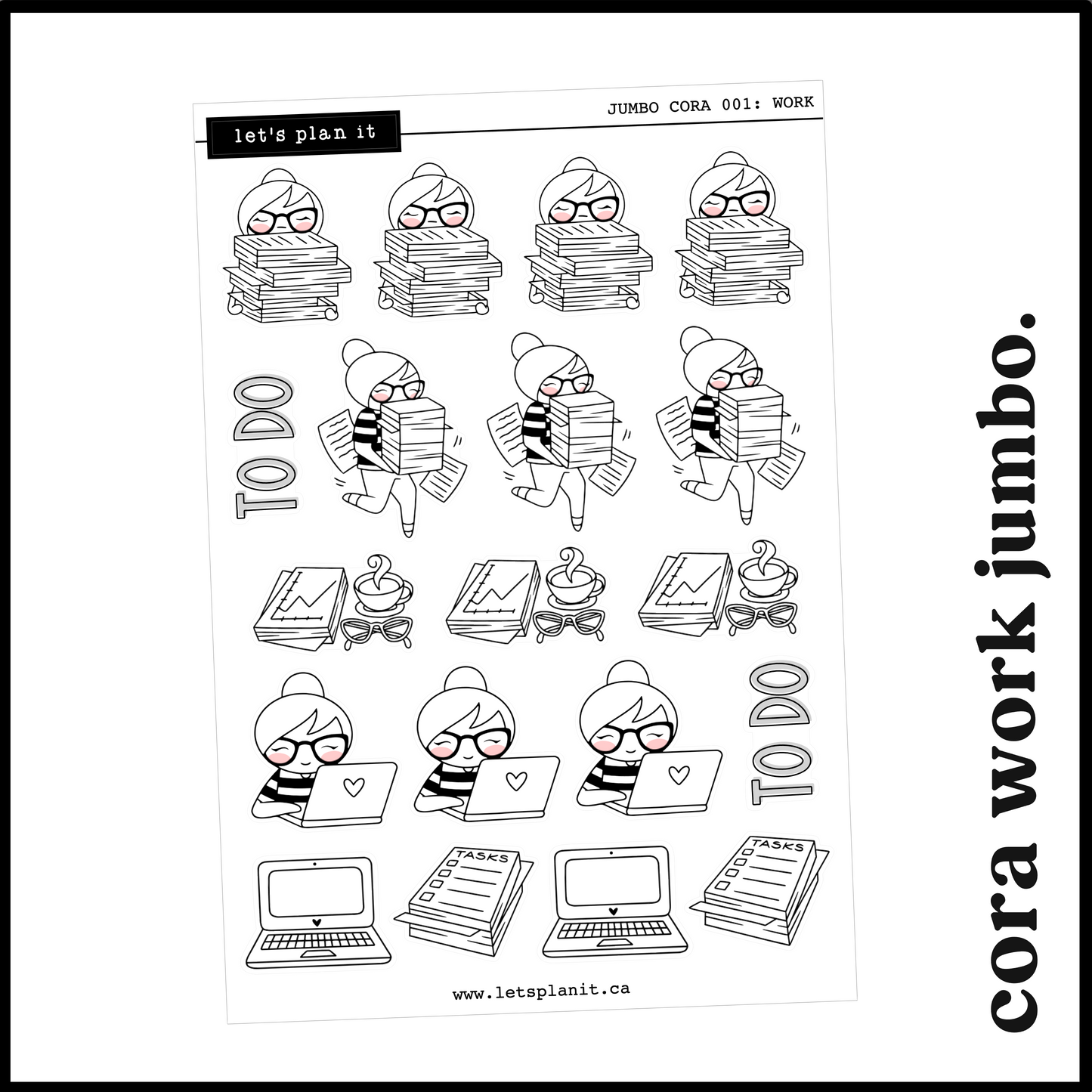 Cora | Work | character stickers