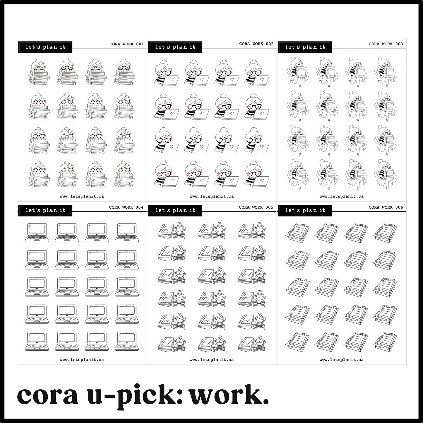 Cora | Work | character stickers