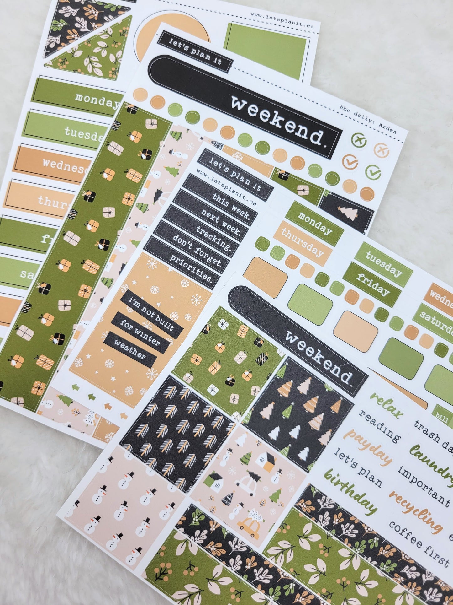 ARDEN COLLECTION | Weekly Kits