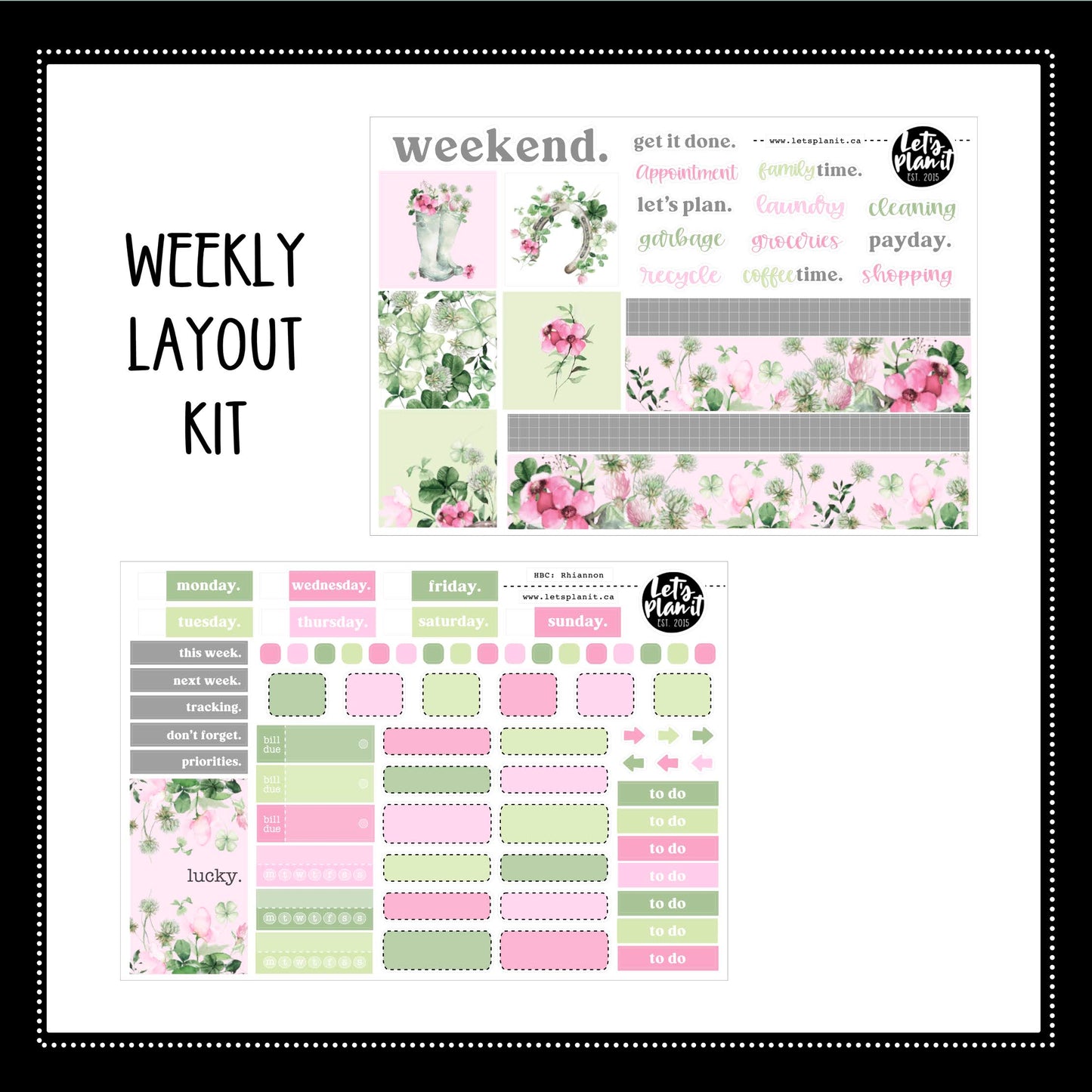 RHIANNON COLLECTION | Weekly Kits