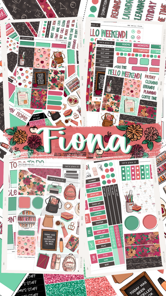 FIONA COLLECTION | Weekly Kits