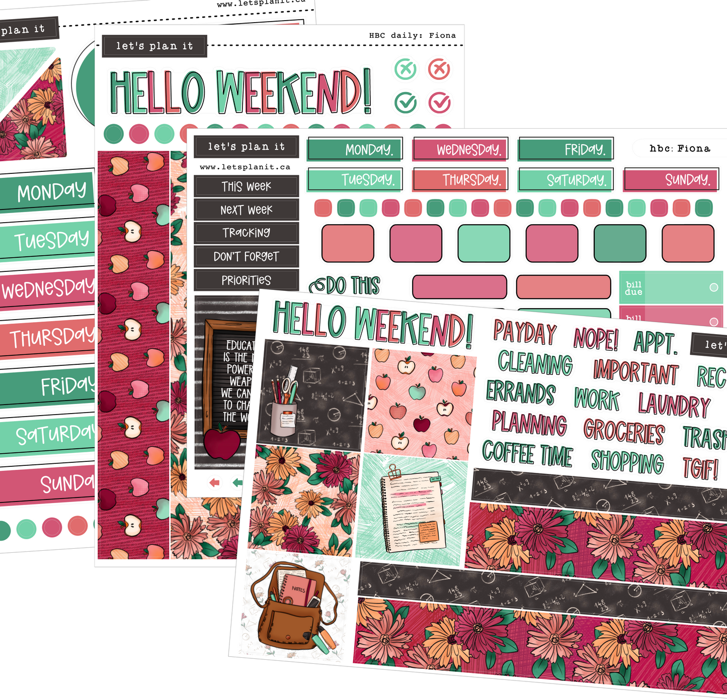 FIONA COLLECTION | Weekly Kits
