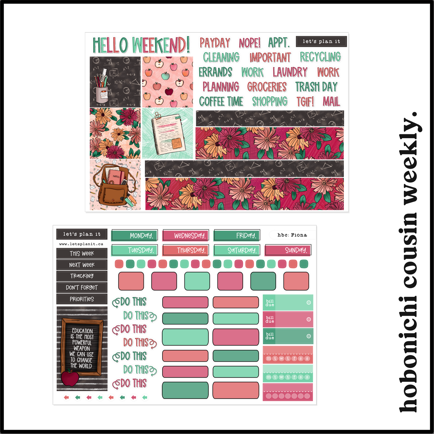 FIONA COLLECTION | Weekly Kits