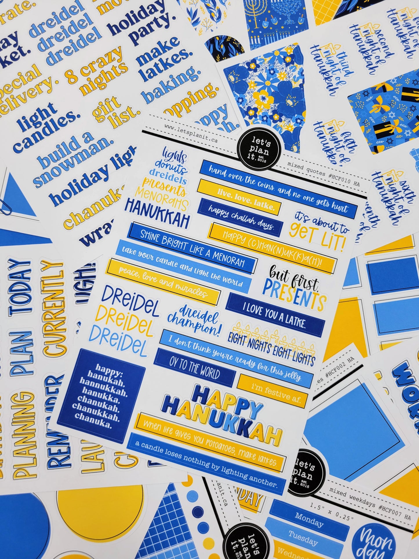 HANUKKAH FUNCTIONALS | Planning Essentials