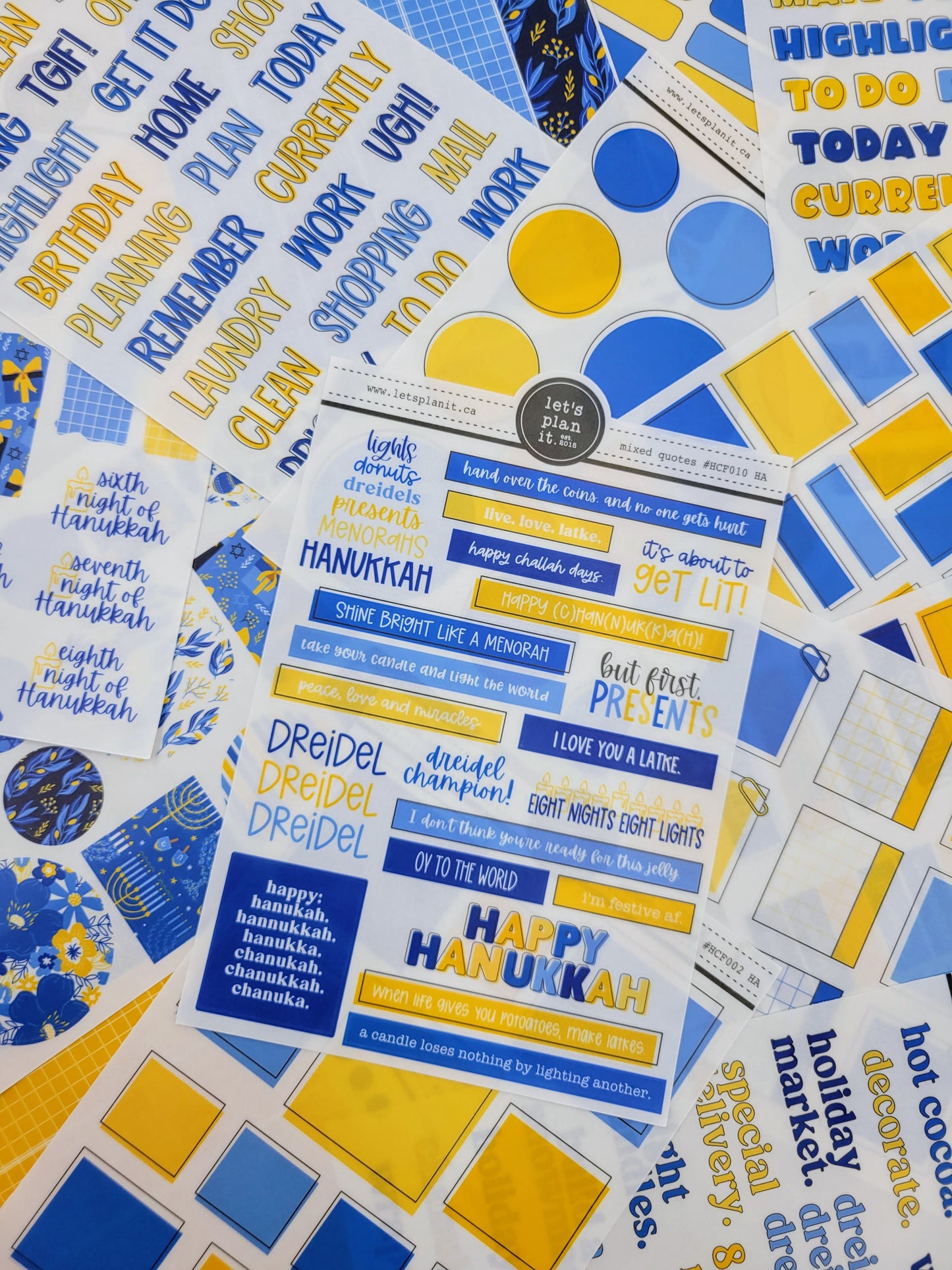 HANUKKAH FUNCTIONALS | Planning Essentials