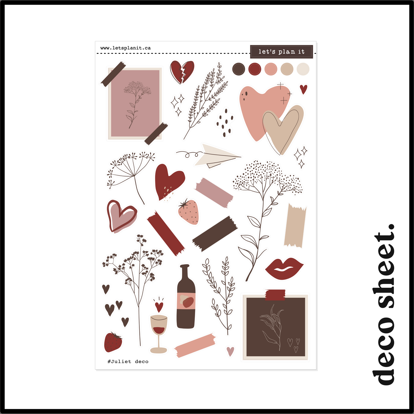 JULIET | Hearts | Deco