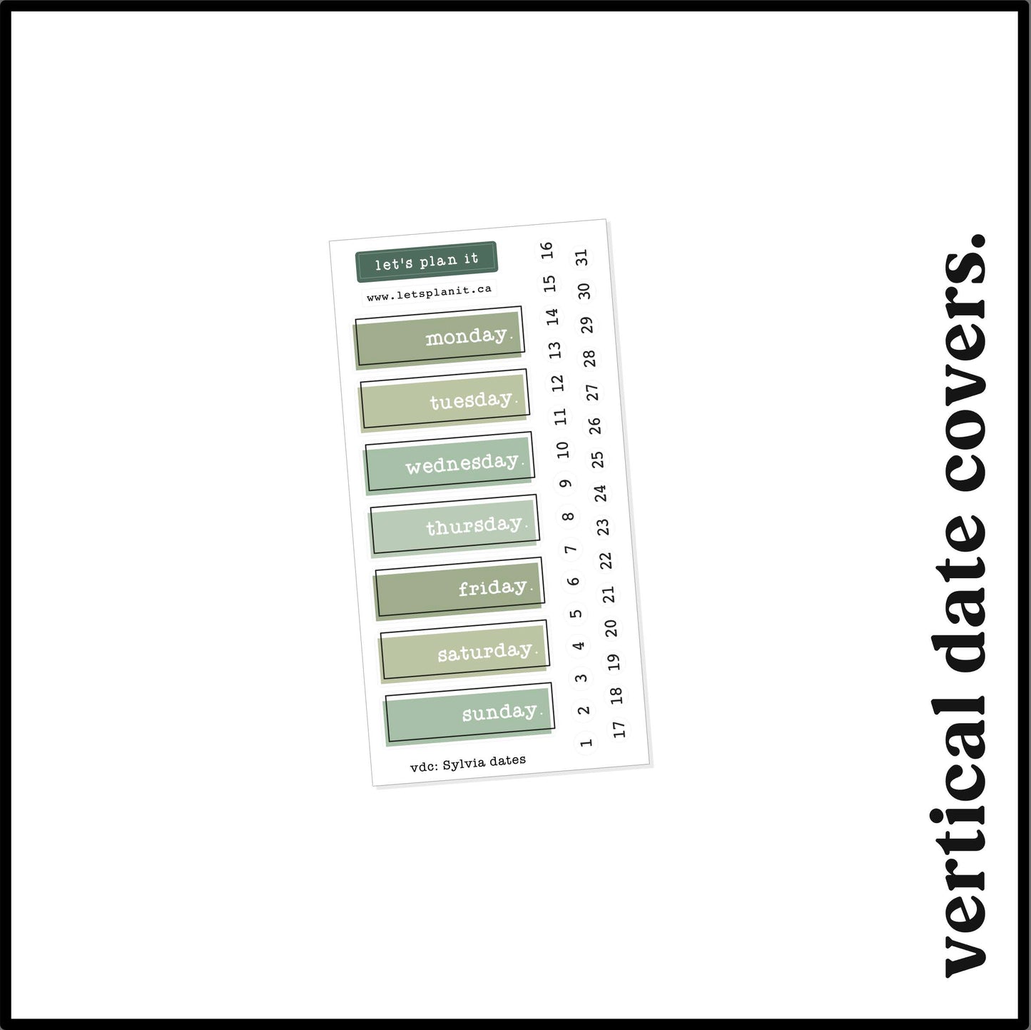 SYLVIA COLLECTION | Weekly Kits