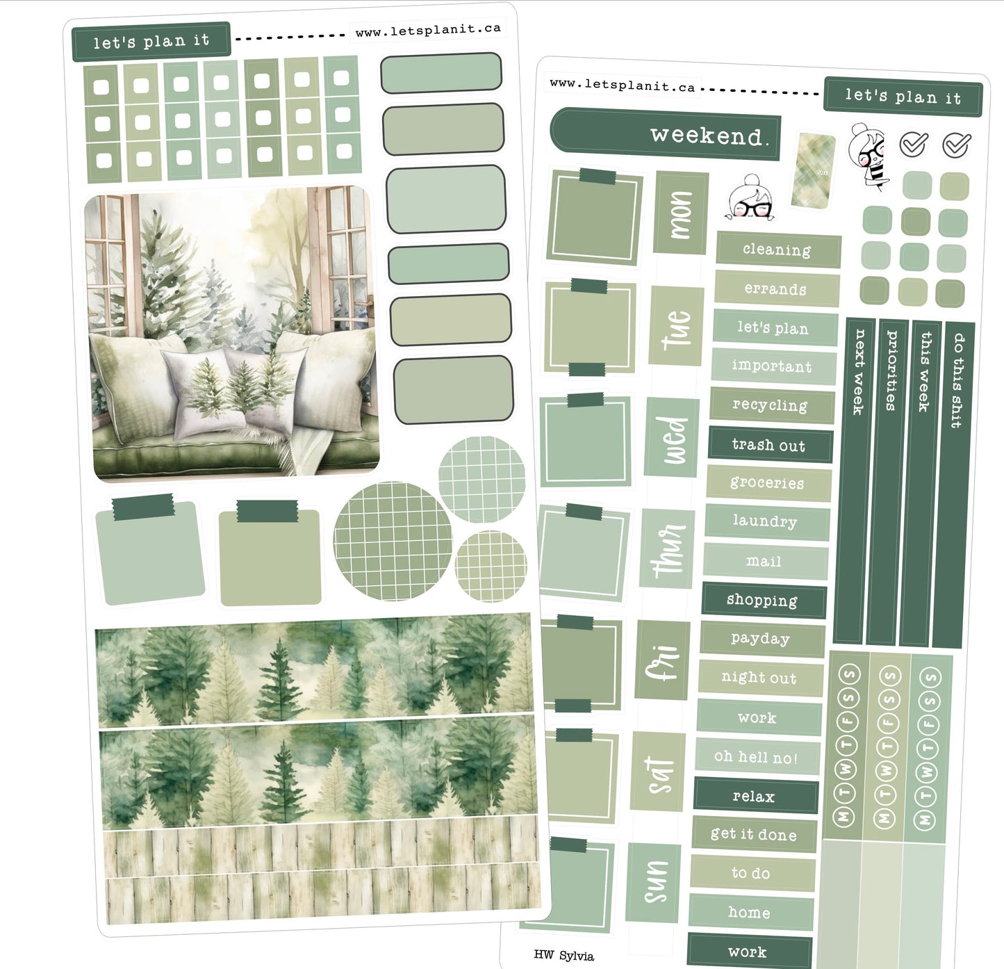 SYLVIA COLLECTION | Weekly Kits