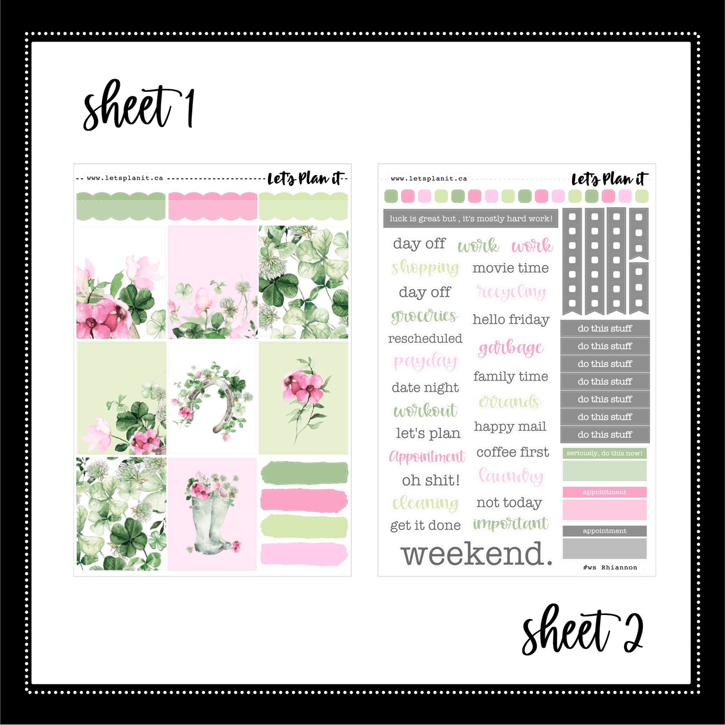 RHIANNON COLLECTION | Weekly Kits