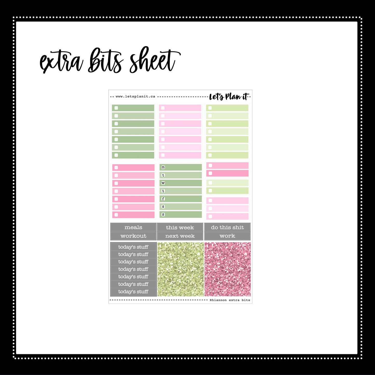 RHIANNON COLLECTION | Weekly Kits