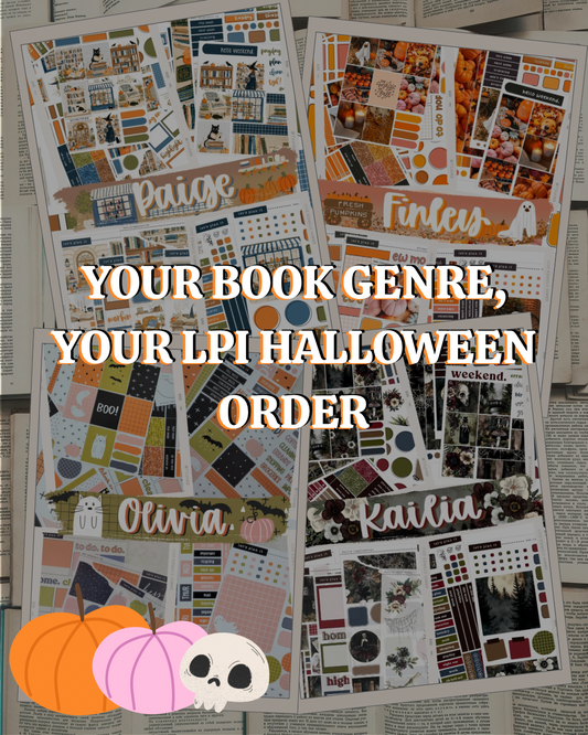 Your Book Genre, Your LPI Halloween Order