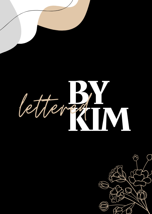 Doodled & Lettered by KIM!