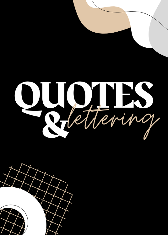 Quotes & Letterboards