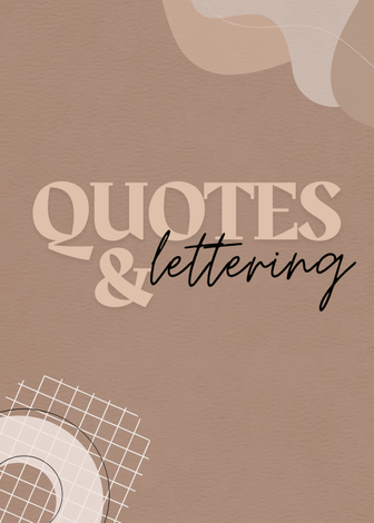 quotes &amp; letterboards