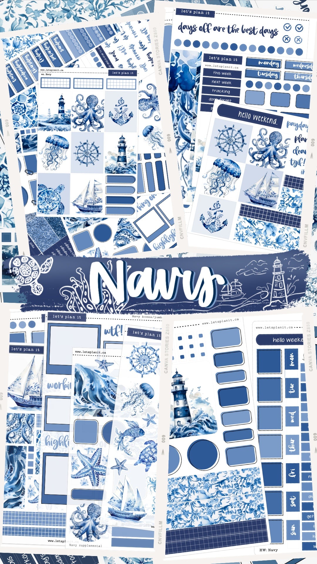 NAVY COLLECTION | Weekly Kits
