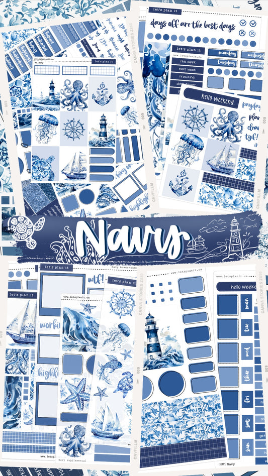 NAVY COLLECTION | Weekly Kits