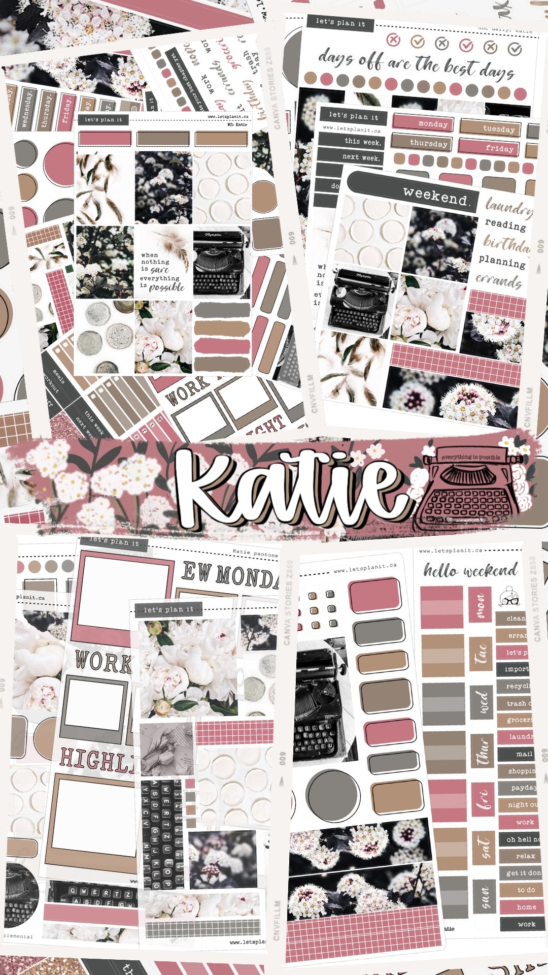 KATIE COLLECTION | Weekly Kits