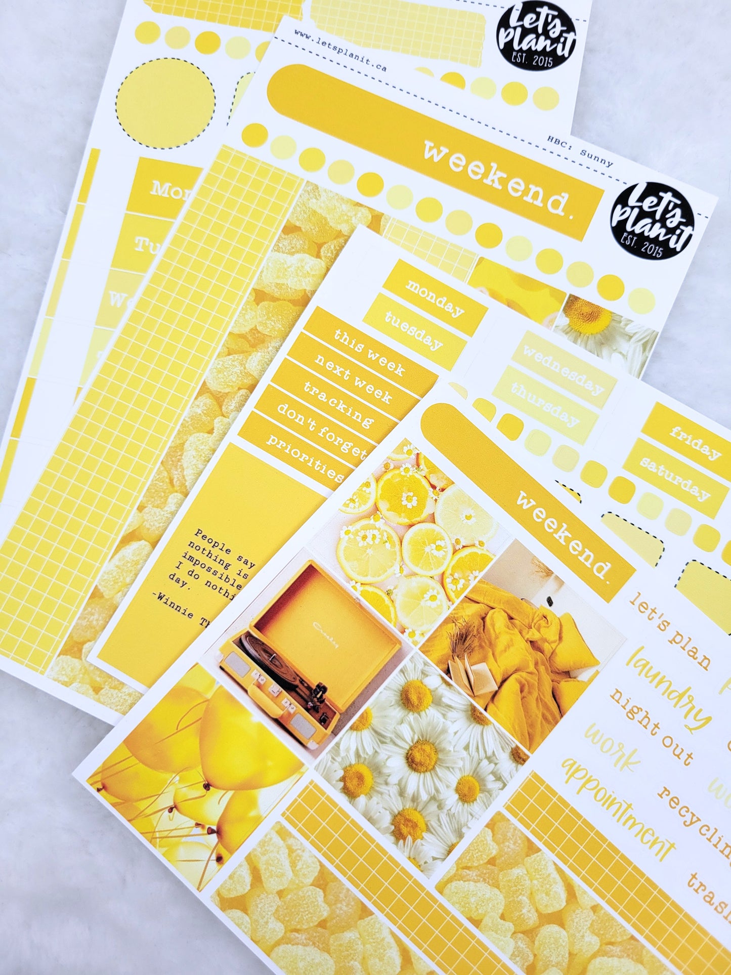 -- SUNNY COLLECTION | Weekly Kits