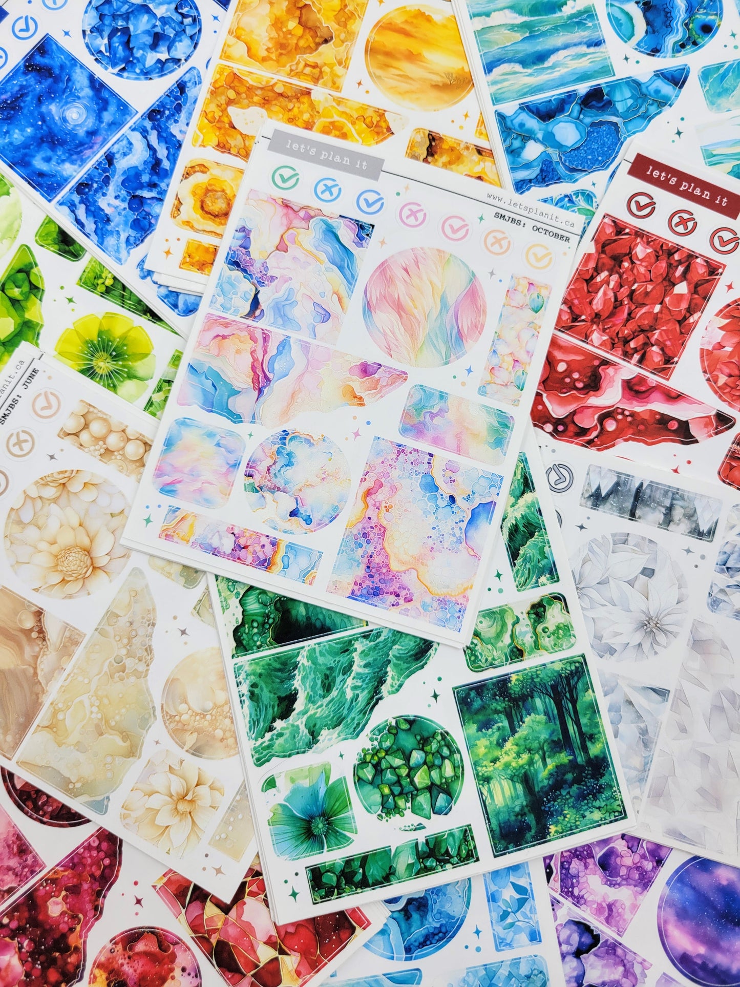 BIRTHSTONE COLLECTIONS | BUNDLES | 2 paper types