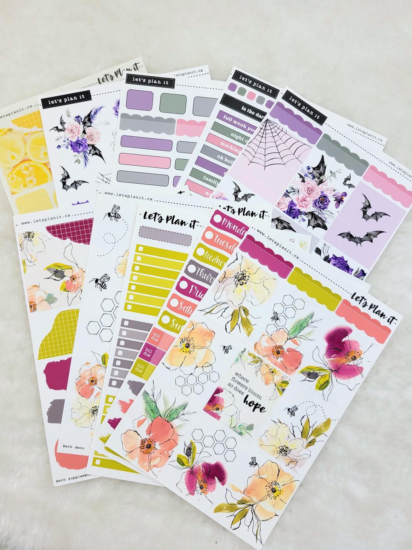 Standard Vertical kit sheets | Grab Bags