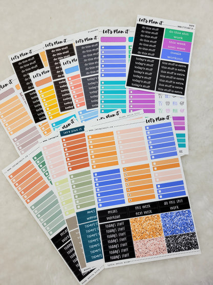 Standard Vertical Sheets | single sheet type Grab Bags