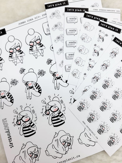 Cora | Stress/ Anxiety | character stickers