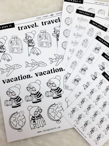 Cora | TRAVEL | character stickers