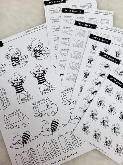 Cora | Recharge | character stickers