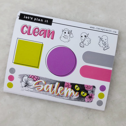 Name banner sticker sheets