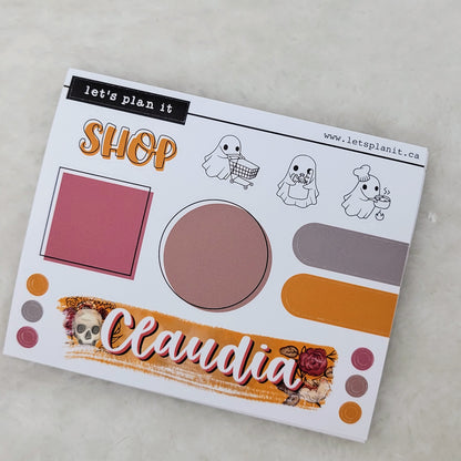 Name banner sticker sheets