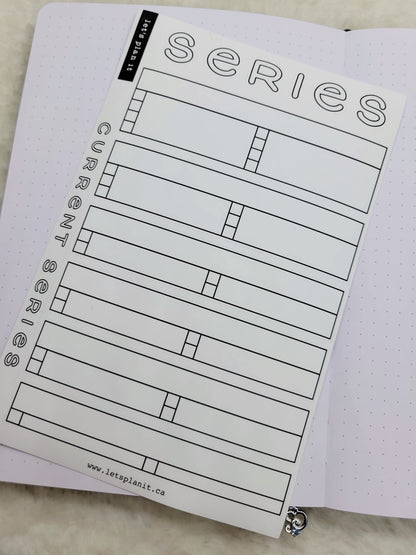 Build Your Own Book Journal | Stickers | 2 paper types|  39 variants