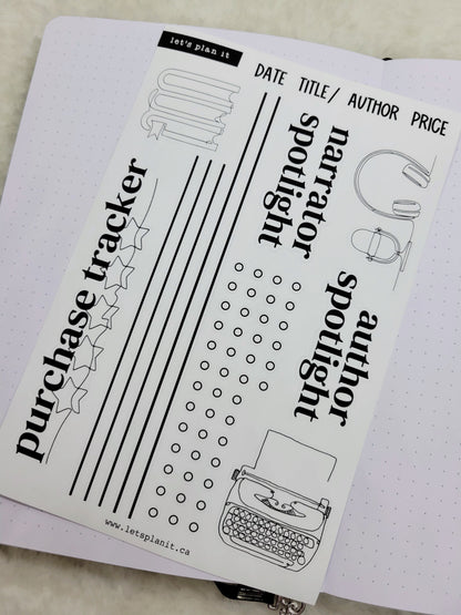 Build Your Own Book Journal | Stickers | 2 paper types|  39 variants