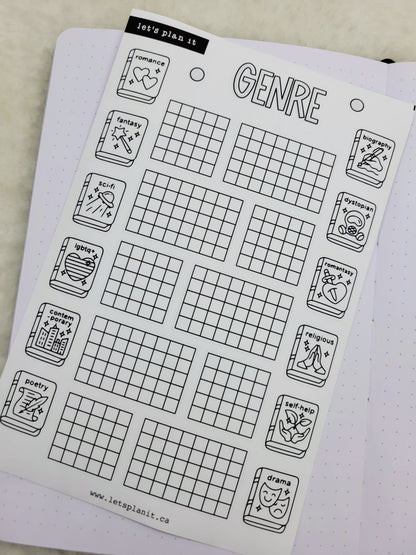 Build Your Own Book Journal | Stickers | 2 paper types|  39 variants