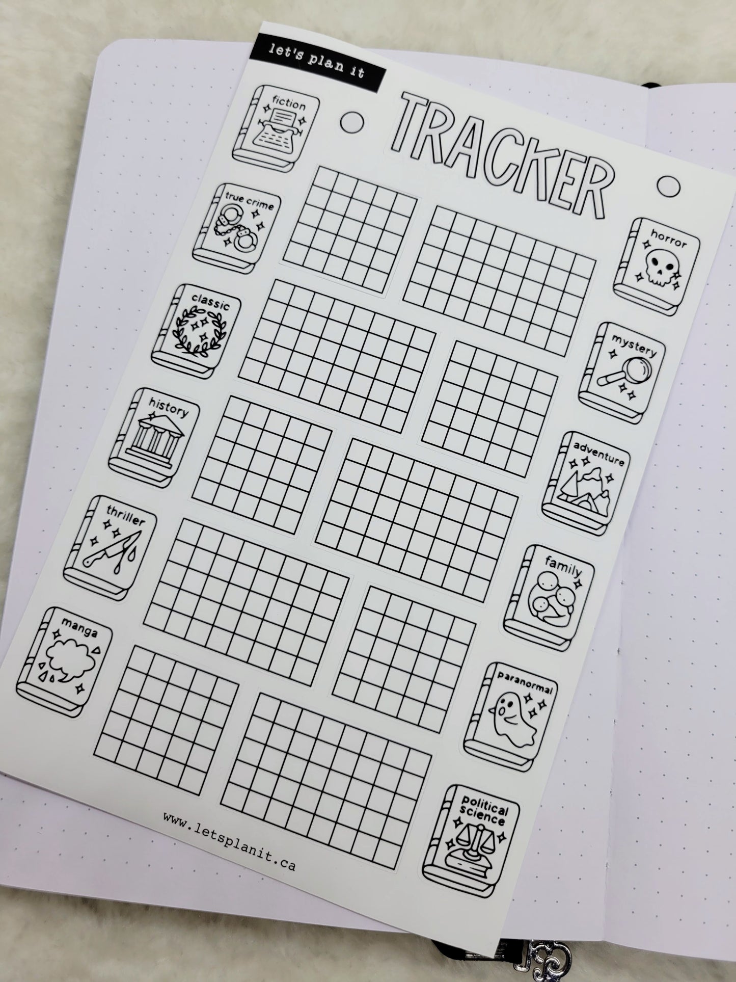 Build Your Own Book Journal | Stickers | 2 paper types|  39 variants
