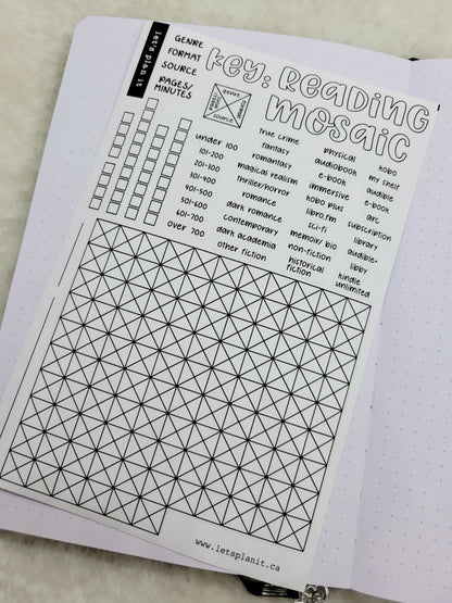 Build Your Own Book Journal | Stickers | 2 paper types|  39 variants