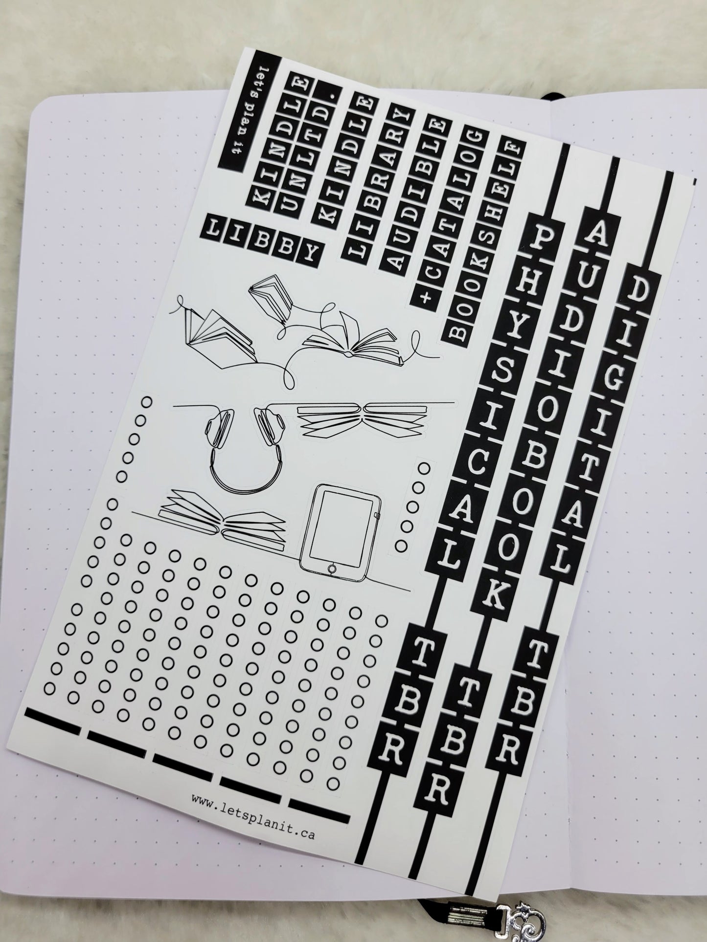 Build Your Own Book Journal | Stickers | 2 paper types|  39 variants