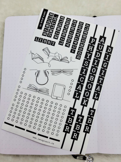 Build Your Own Book Journal | Stickers | 2 paper types|  39 variants