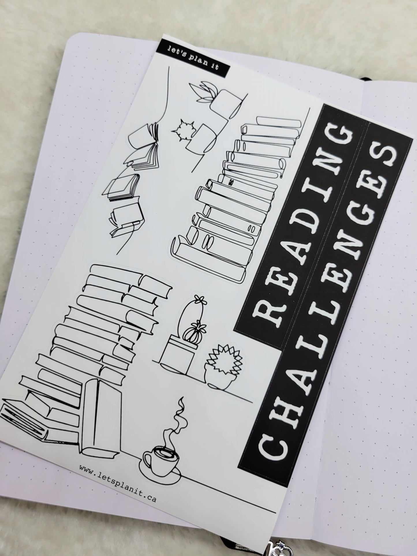 Build Your Own Book Journal | Stickers | 2 paper types|  39 variants