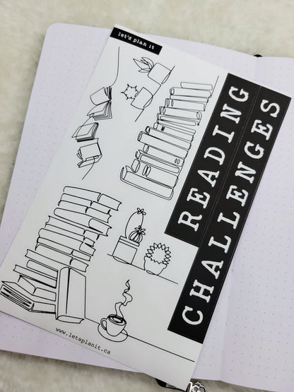 Build Your Own Book Journal | Stickers | 2 paper types|  39 variants