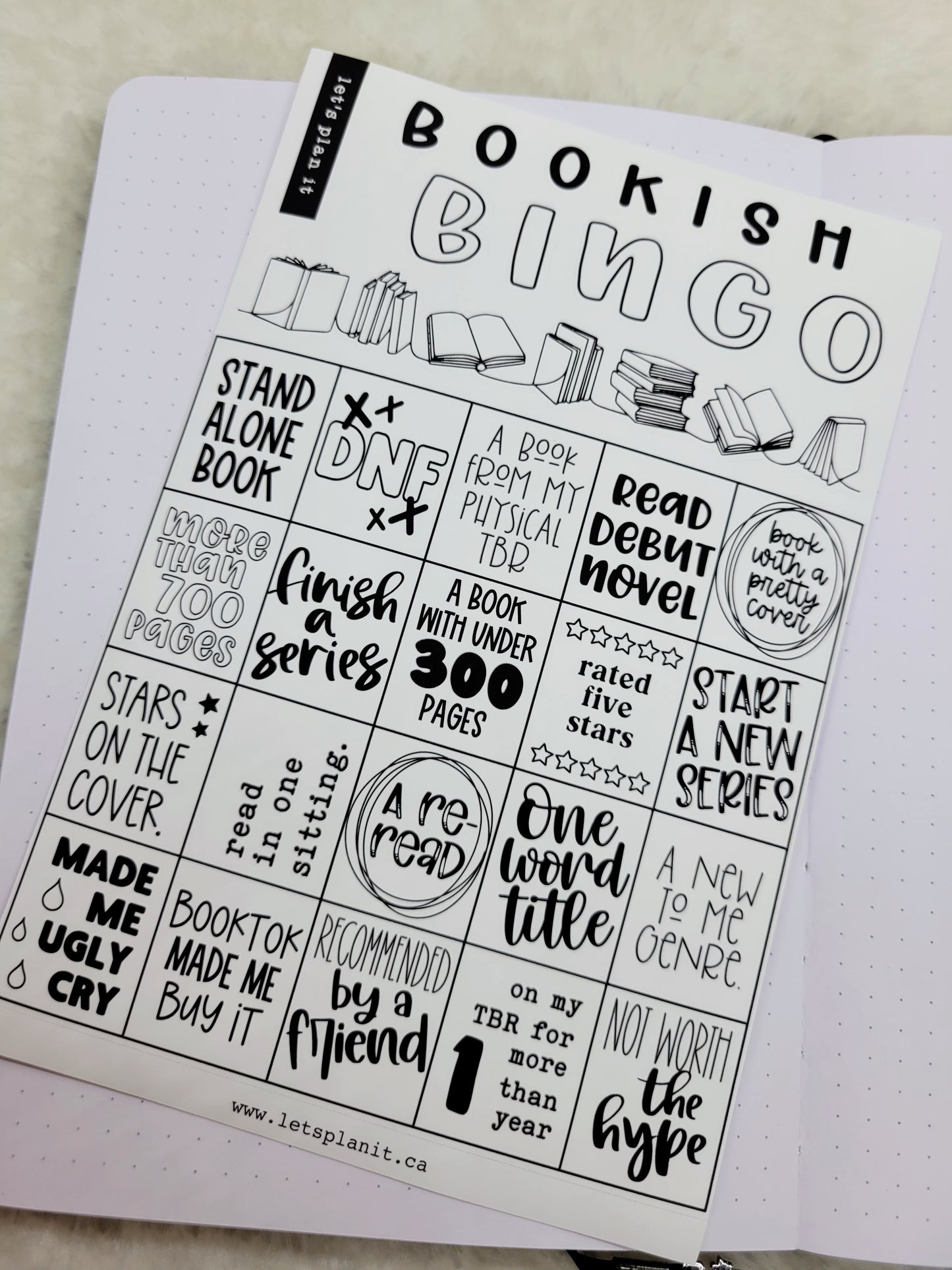 Build Your Own Book Journal | Stickers | 2 paper types|  39 variants