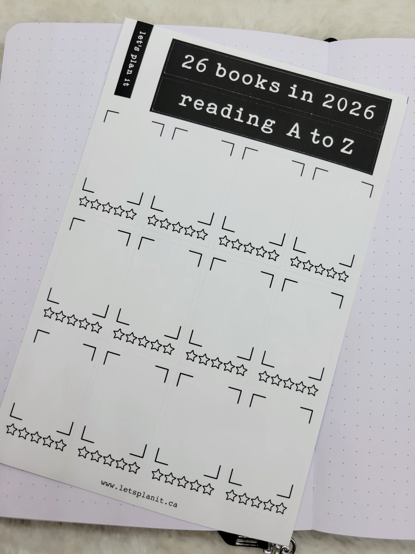 Build Your Own Book Journal | Stickers | 2 paper types|  39 variants