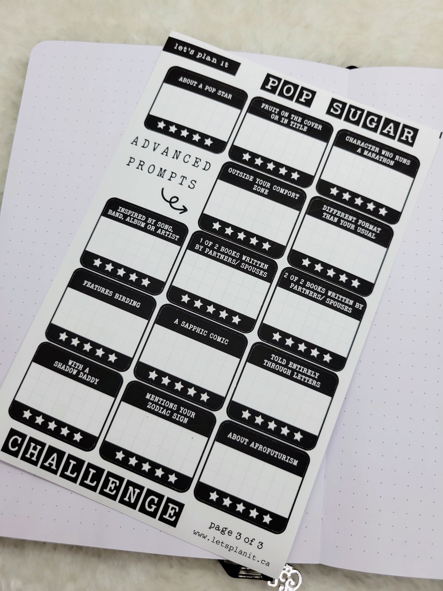 Build Your Own Book Journal | Stickers | 2 paper types|  39 variants