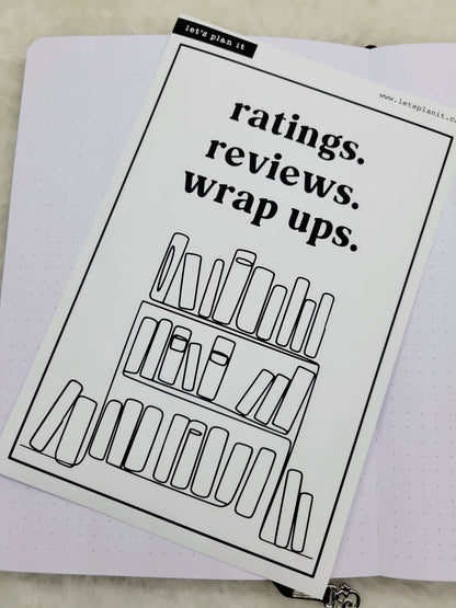 Build Your Own Book Journal | Stickers | 2 paper types|  39 variants