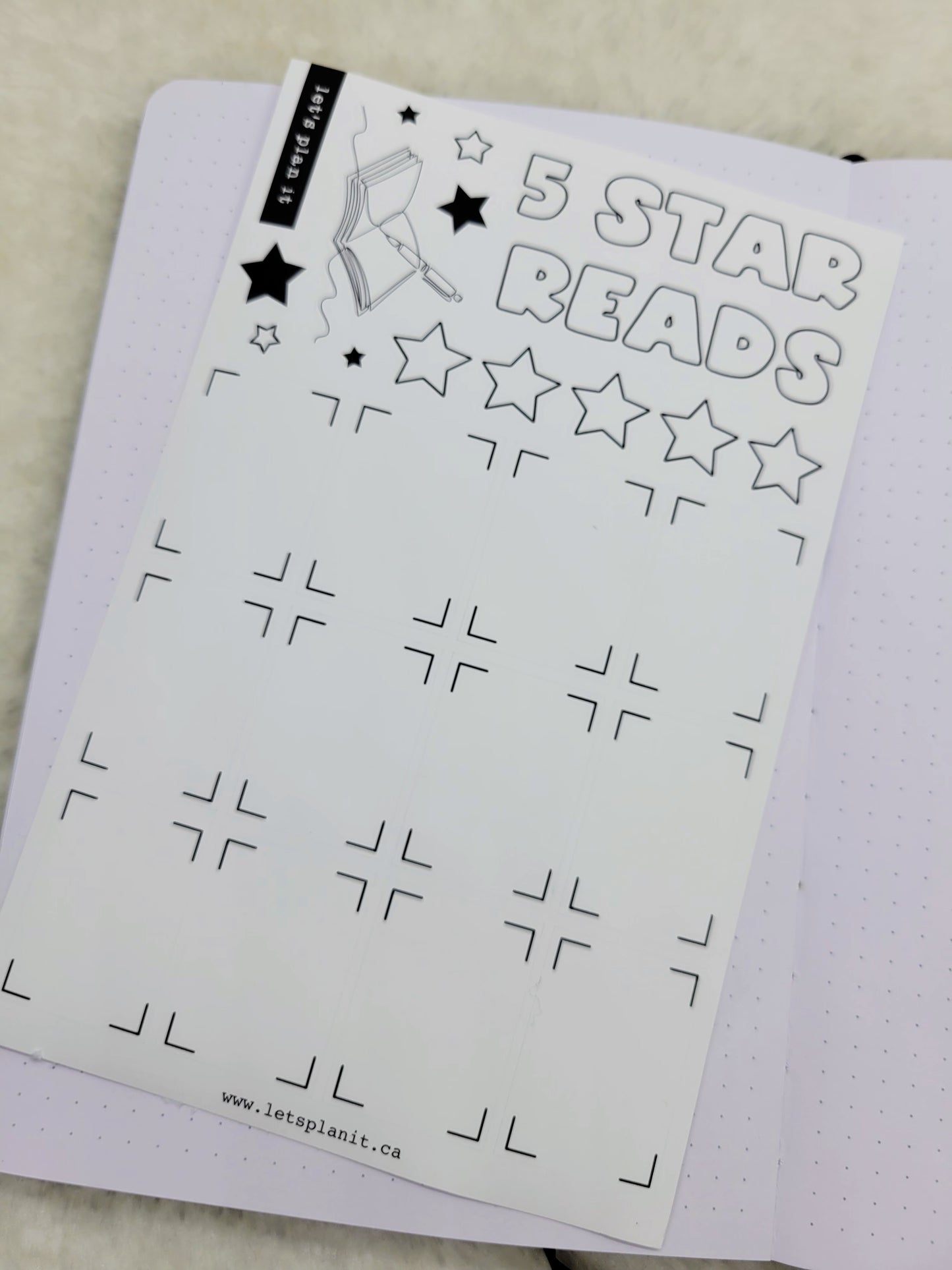 Build Your Own Book Journal | Stickers | 2 paper types|  39 variants