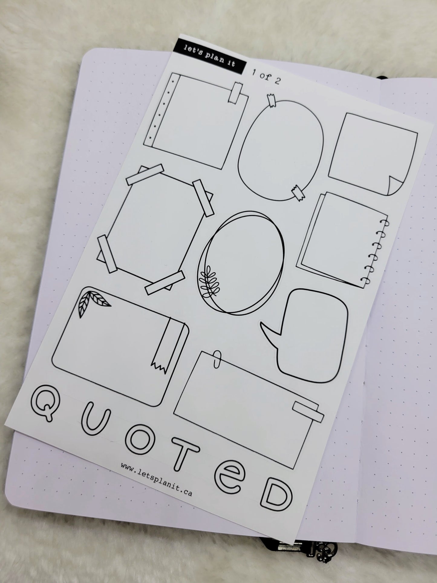 Build Your Own Book Journal | Stickers | 2 paper types|  39 variants