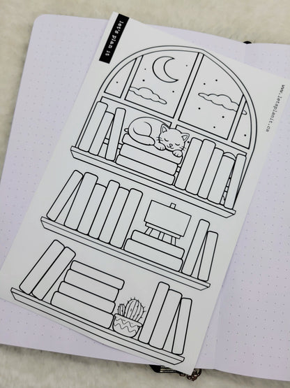 Build Your Own Book Journal | Stickers | 2 paper types|  39 variants