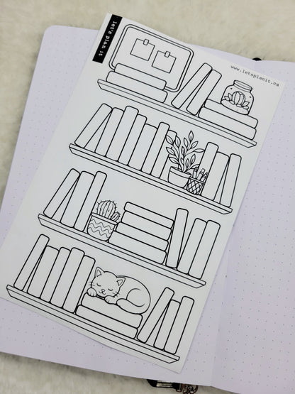 Build Your Own Book Journal | Stickers | 2 paper types|  39 variants