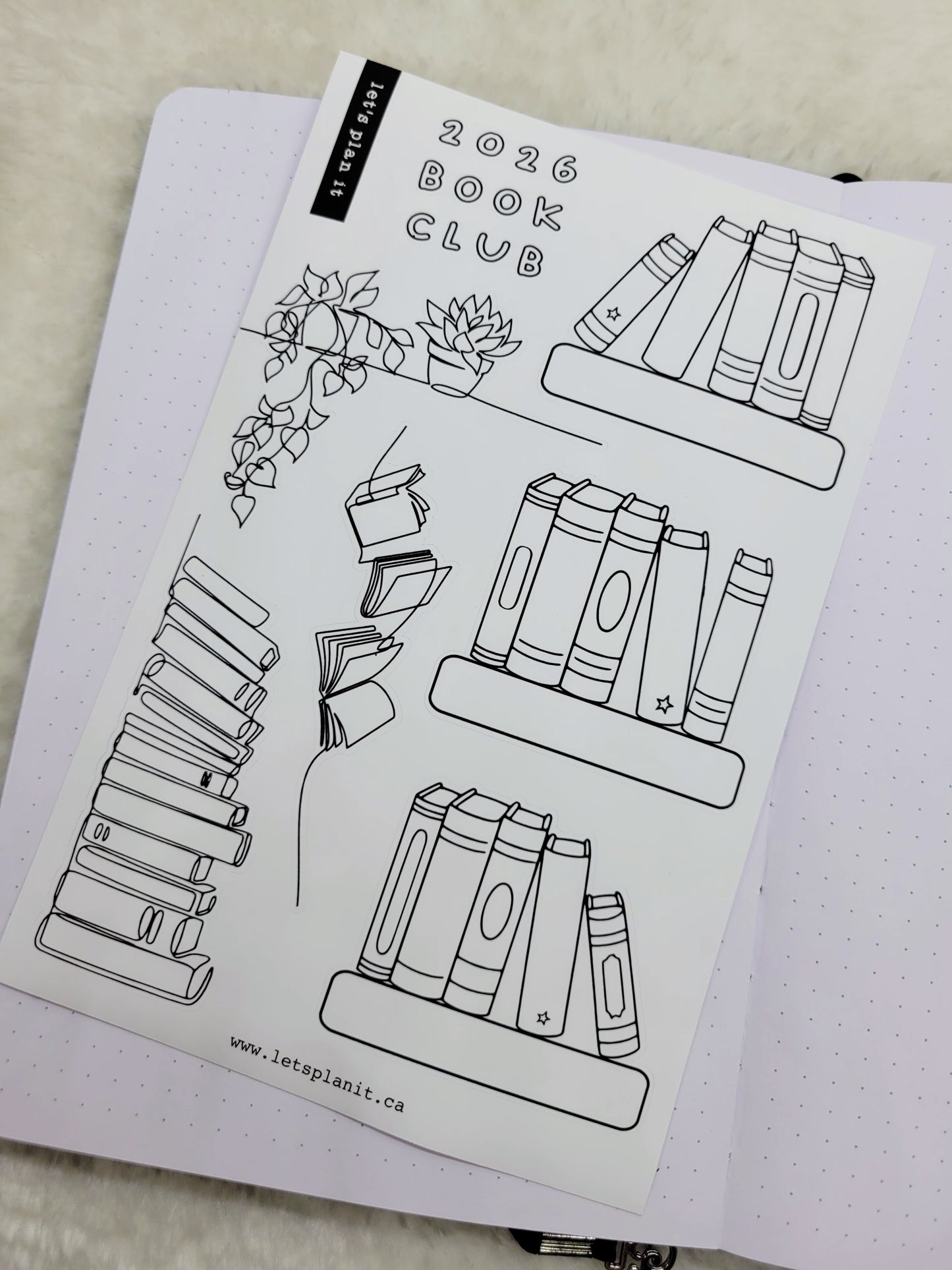 Build Your Own Book Journal | Stickers | 2 paper types|  39 variants