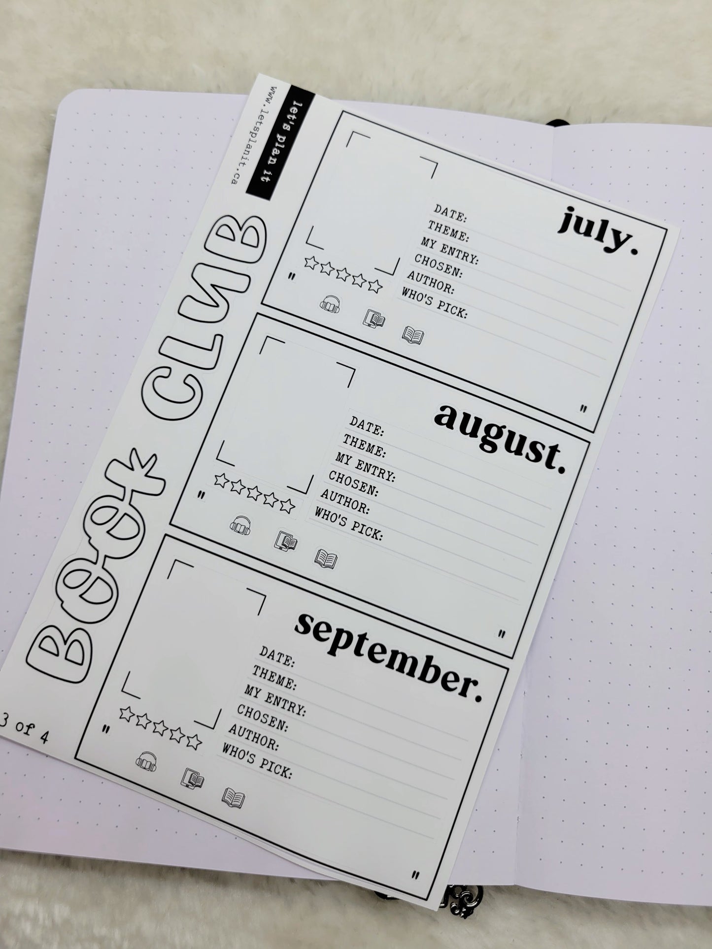 Build Your Own Book Journal | Stickers | 2 paper types|  39 variants