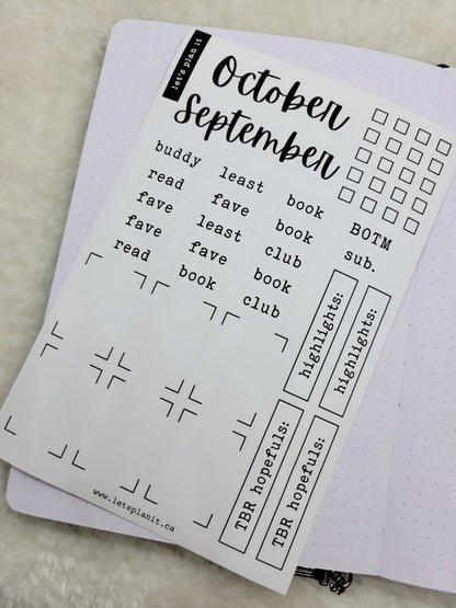 Build Your Own Book Journal | Stickers | 2 paper types|  39 variants